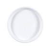 White Large Round Paint Trays - 6 Pc. Image 1