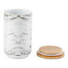 White Marble Ceramic Treat Canister Image 1