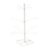 White Metal Ornament Tabletop Tree Image 1
