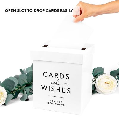 White Minimal Card Box 10x10x10 Image 2