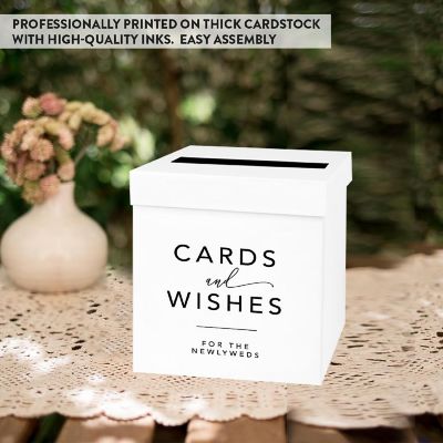 White Minimal Card Box 10x10x10 Image 3