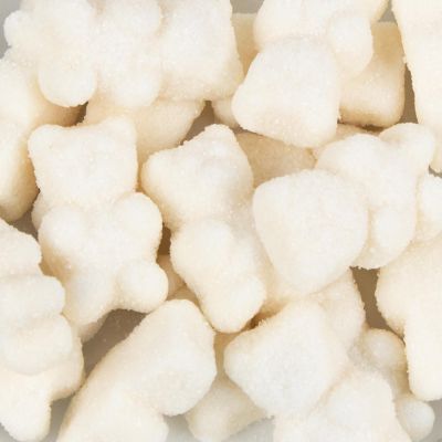 White Mixed Fruit Sugared Gummy Bears 42oz Bag - 234ct Image 1