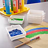 White Paint Trays - 6 Pc. Image 1