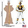 White Power Ranger Life-Size Cardboard Cutout Stand-Up Image 1