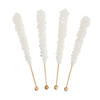 White Rock Candy Lollipops - 12 Pc. Image 1
