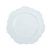 White Scalloped Chargers - 6 Ct. Image 1