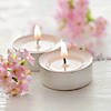 White Tea Light Candles - 50 Pc. Image 1