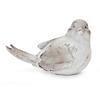 White Washed Bird Figurine (Set Of 4) 4"H Resin Image 1
