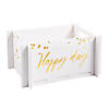 White with Gold Foil Accents Foam Crate Image 1