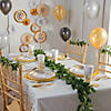 White with Gold Foil Dots Beverage Napkins - 16 Pc. Image 2
