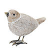 Wicker Standing Bird Figurine (Set Of 2) 4.5"H, 5.25"H Resin Image 2