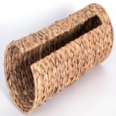 Wickerwise Wicker Water Hyacinth Tall Toilet Tissue Paper Holder for 4 wide rolls Image 2