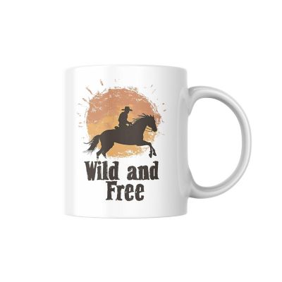 Wild and Free Mug by Dancing Littles Jungle Image 1