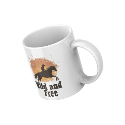 Wild and Free Mug by Dancing Littles Jungle Image 1