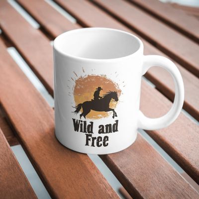 Wild and Free Mug by Dancing Littles Jungle Image 2
