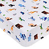 Wild Animals Microfiber Fitted Crib Sheet Image 1