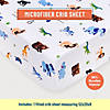 Wild Animals Microfiber Fitted Crib Sheet Image 1