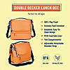 Wildkin Bengal Orange Two Compartment Lunch Bag Image 1