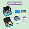Wildkin Blue Glitter Two Compartment Lunch Bag Image 2
