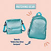 Wildkin Blue Glitter Two Compartment Lunch Bag Image 3