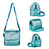 Wildkin Blue Glitter Two Compartment Lunch Bag Image 4