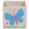 Wildkin Butterflies 13" Storage Cube Image 1
