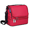 Wildkin Cardinal Red Two Compartment Lunch Bag Image 1