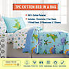 Wildkin Dinosaur Land 7 pc Cotton Bed in a Bag - Full Image 1