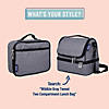 Wildkin Gray Tweed Lunch Box Image 3