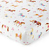 Wildkin Horses 100% Cotton Fitted Crib Sheet Image 1