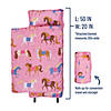 Wildkin Horses Microfiber Nap Mat Image 3