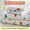 Wildkin Jurassic Dinosaurs 100% Cotton Flannel Sheet Set - Full Image 1