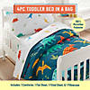 Wildkin Jurassic Dinosaurs 4 pc Microfiber Bed in a Bag - Toddler Image 1
