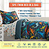 Wildkin Jurassic Dinosaurs 5 pc 100% Cotton Bed in a Bag - Twin Image 1