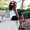 Wildkin Kids Rainbow Hearts Rain Boots, size  11 Image 3