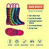 Wildkin Kids Rainbow Hearts Rain Boots, size  2 Image 1