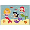 Wildkin Mermaids 3x5 Rug Image 1