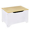 Wildkin Modern Toy Box - White with Natural Image 1