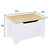 Wildkin Modern Toy Box - White with Natural Image 3