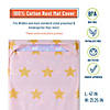 Wildkin Pink and Gold Stars Rest Mat Cover Image 1