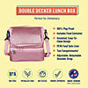 Wildkin Pink Glitter Two Compartment Lunch Bag Image 1