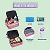 Wildkin Pink Glitter Two Compartment Lunch Bag Image 2