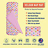 Wildkin Pink Hearts Plush Nap Mat Image 1