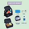 Wildkin Rip-Stop Black Two Compartment Lunch Bag Image 2