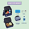 Wildkin Rip-Stop Blue Two Compartment Lunch Bag Image 2