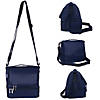 Wildkin Rip-Stop Blue Two Compartment Lunch Bag Image 4