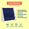 Wildkin Sling Book Shelf - White with Blue Image 2