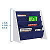 Wildkin Sling Book Shelf - White with Blue Image 3