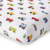 Wildkin Trains, Planes and Trucks 100% Cotton Fitted Crib Sheet Image 1