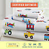 Wildkin Trains, Planes and Trucks 100% Cotton Fitted Crib Sheet Image 2